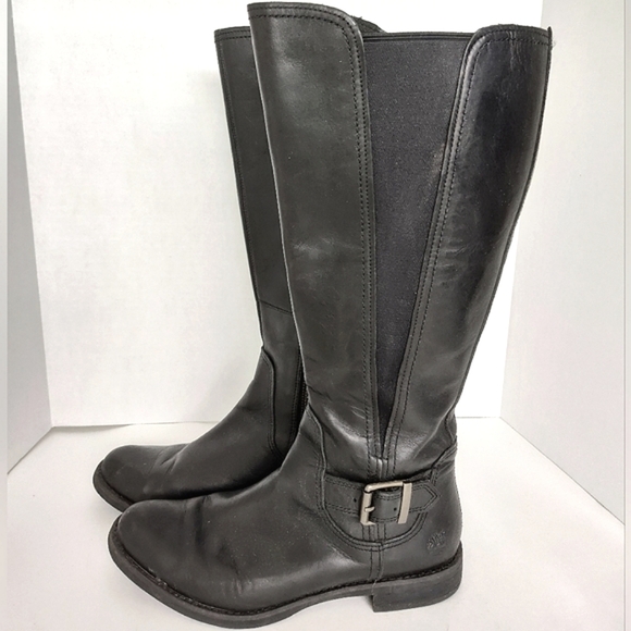 Timberland Shoes - Timberland savin hill black leather riding boots 8
